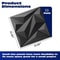 DiamondWave 30x30cm PVC 3D Diamond Textured Wall Panels 10 Pack 3