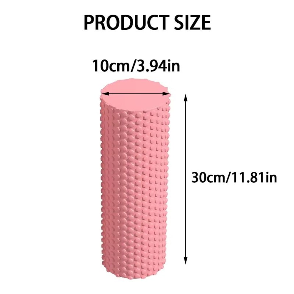 EVA HexGlow Foam Roller Compact Muscle Relief For Yoga Pilates 1
