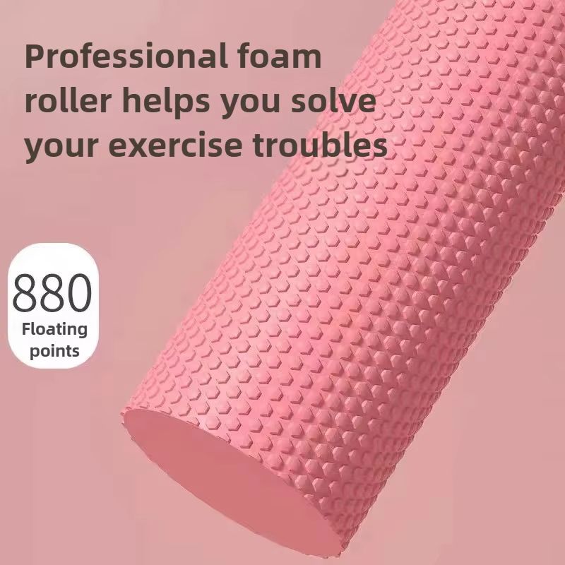 EVA HexGlow Foam Roller Compact Muscle Relief For Yoga Pilates 4