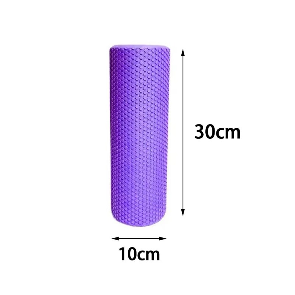 EVA HexGlow Foam Roller Compact Muscle Relief For Yoga Pilates 8