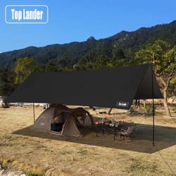oxford omnishield 13 ft 1 in x 19 ft 8 in. waterproof tarp – large sun shelter and camping canopy