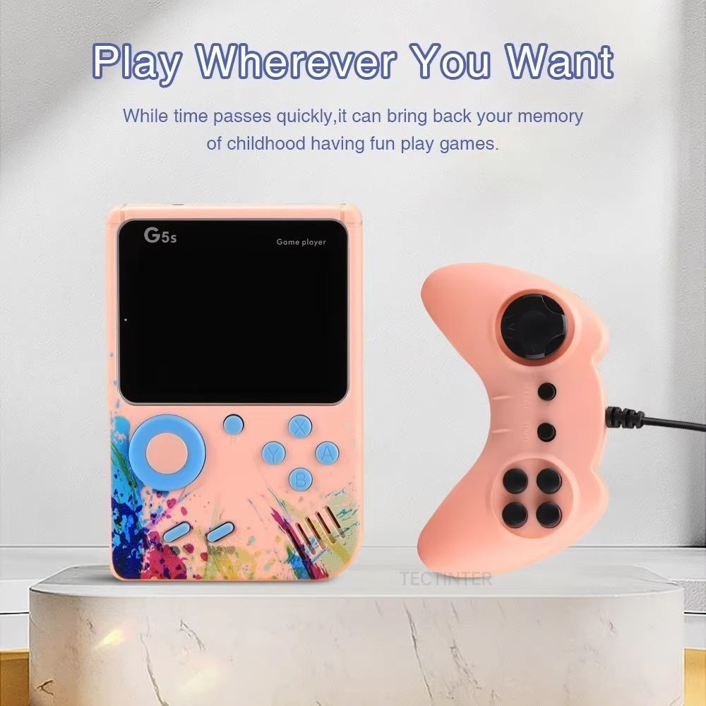 G5S Retro Handheld Game Console 500 Game Portable Mini TV Player 2