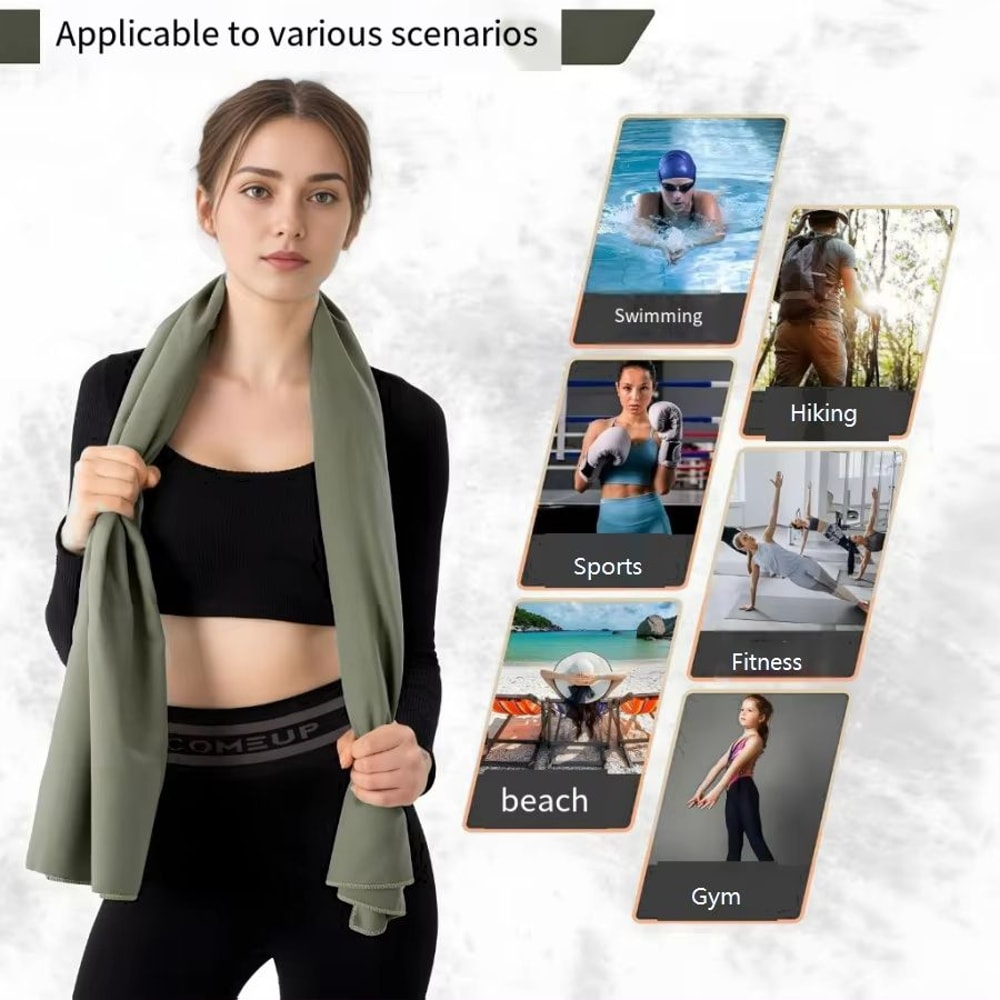 CoastalEase Oversized Microfiber Quick Dry Beach Towel 1