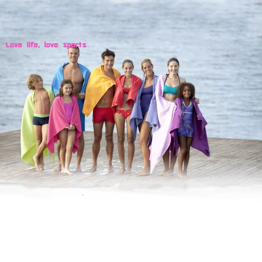 CoastalEase Oversized Microfiber Quick Dry Beach Towel 5