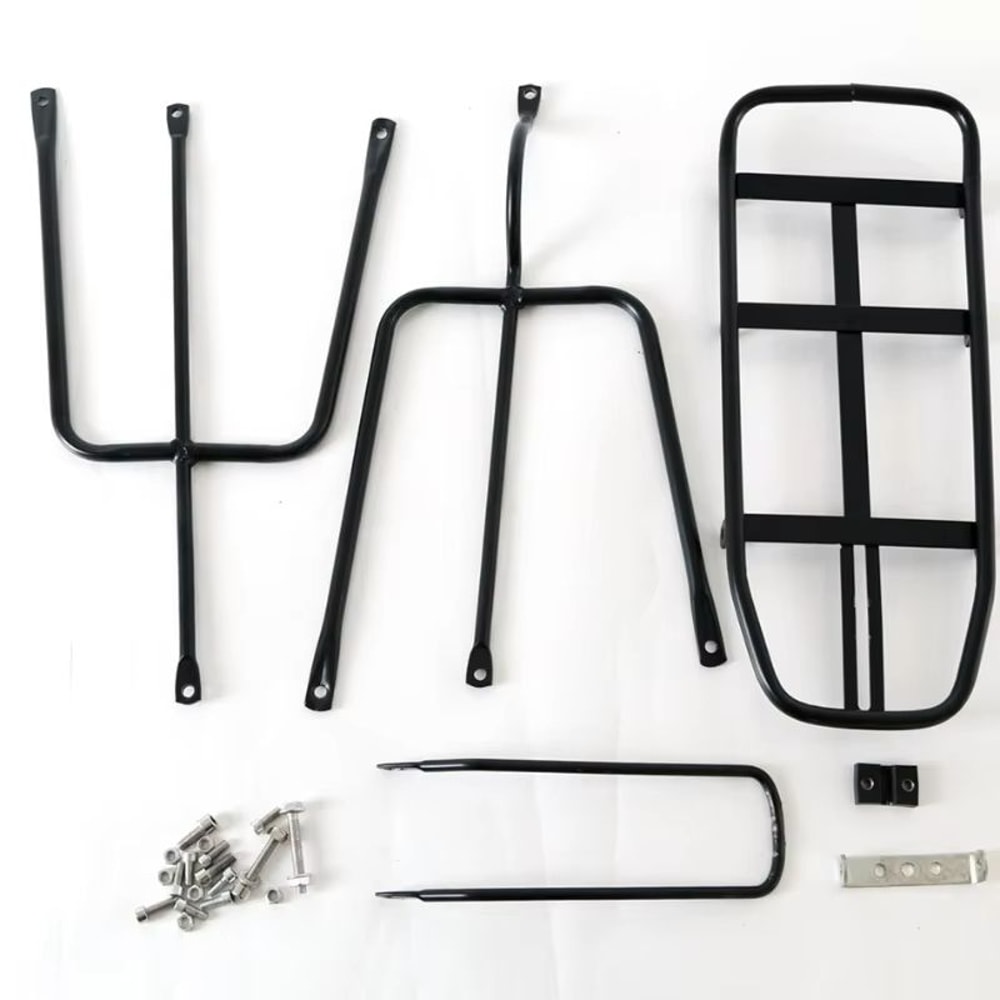 All Tough Bike Rear Rack Disc Brake Compatible Mountain Bike Cargo Rack With Heavy Duty Shelf 1