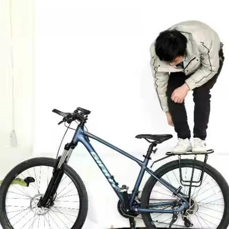 All Tough Bike Rear Rack Disc Brake Compatible Mountain Bike Cargo Rack With Heavy Duty Shelf 2