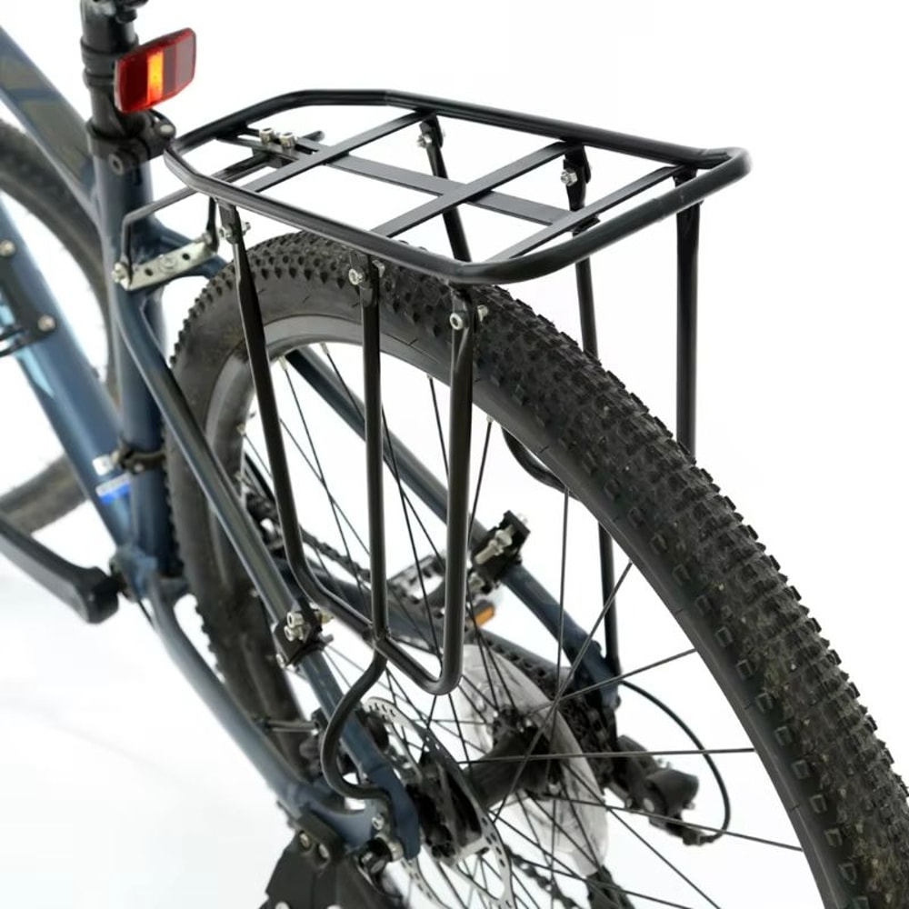 All Tough Bike Rear Rack Disc Brake Compatible Mountain Bike Cargo Rack With Heavy Duty Shelf 4