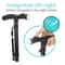 Adjustable Folding Walking Cane With LED Light Lightweight AntiSlip Support For Seniors 2