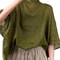 AllSeason Bat Sleeve Asymmetrical Blouse 2024 Lightweight Summer Tunic 4