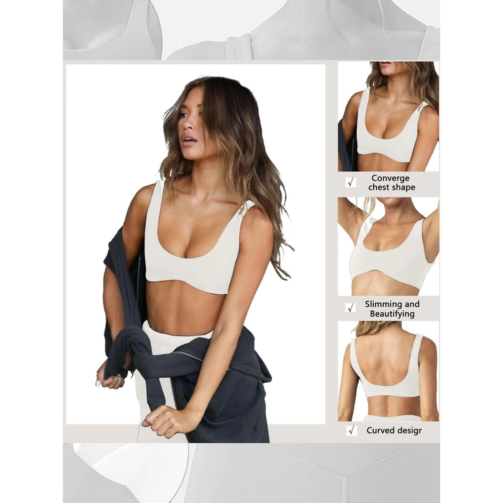 SculptSkin DoubleSided Brushed UNeck Yoga Suit 1