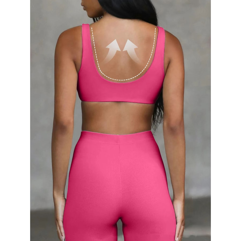 SculptSkin DoubleSided Brushed UNeck Yoga Suit 3