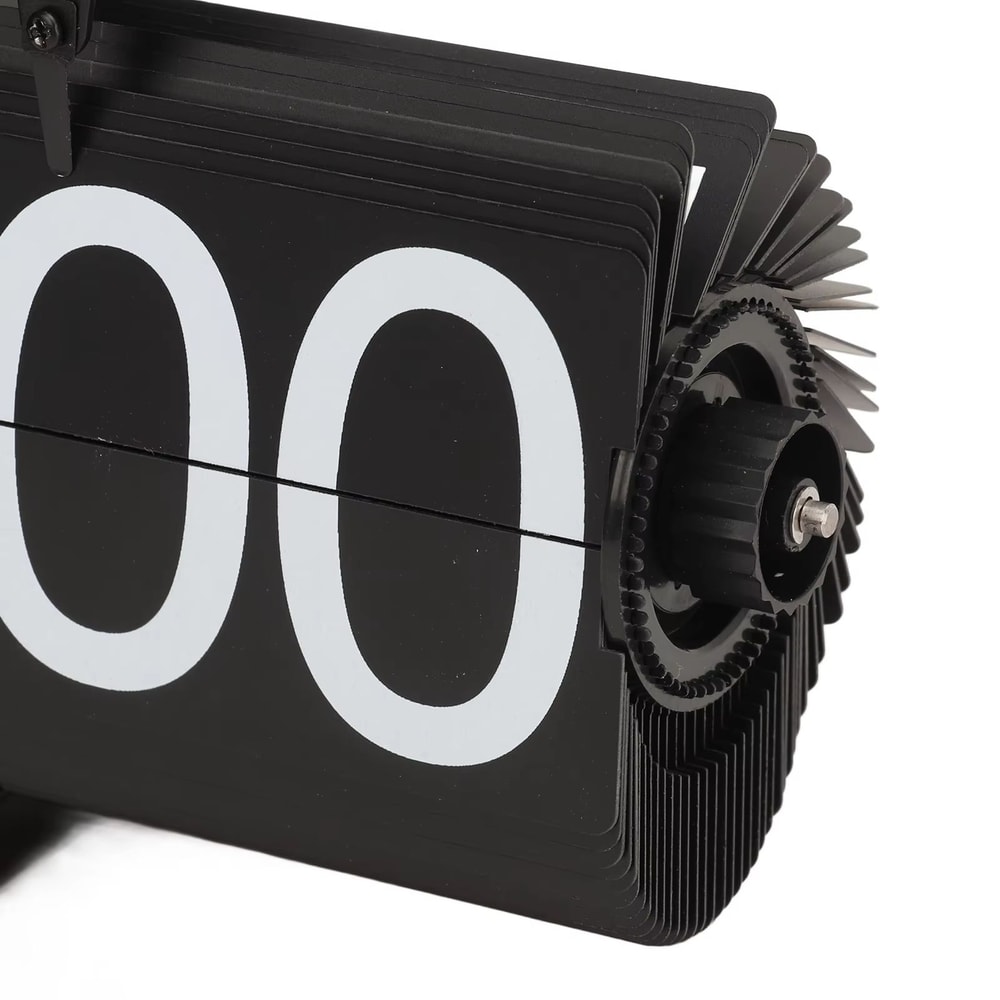Digital FlipDown Clock Retro Mechanical Table Clock Battery Operated Automatic Flip Clock 4