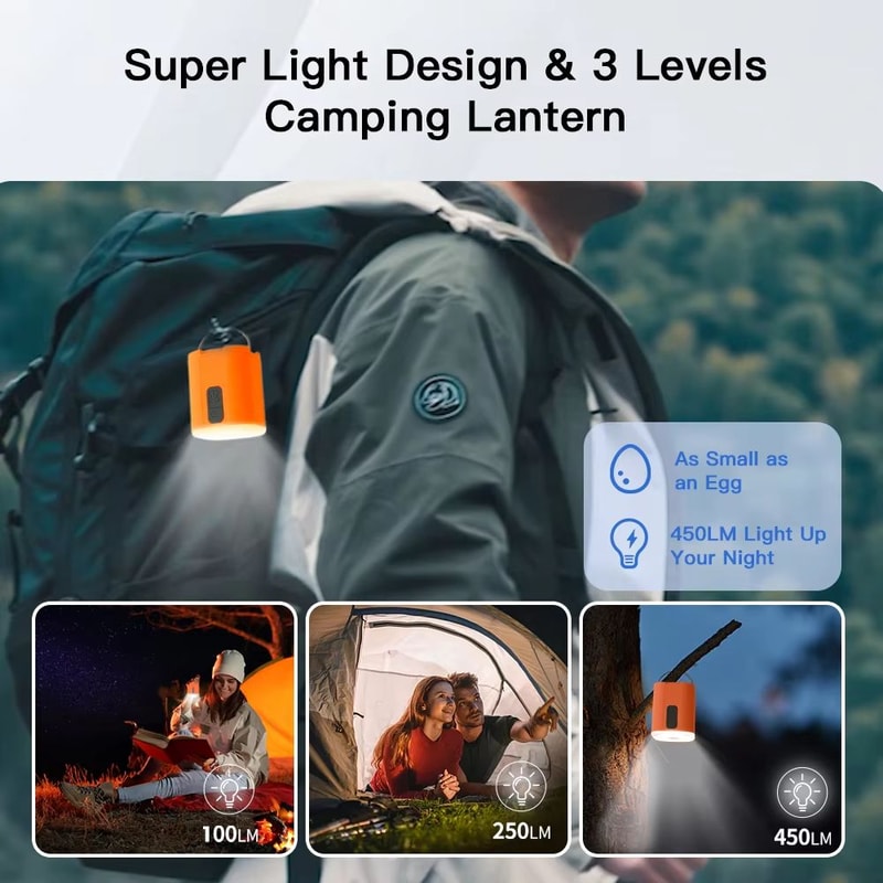 Aerogogo GIGA Pump Tiny 3in1 Mini Inflator Portable Air Pump Deflator And Lantern 2