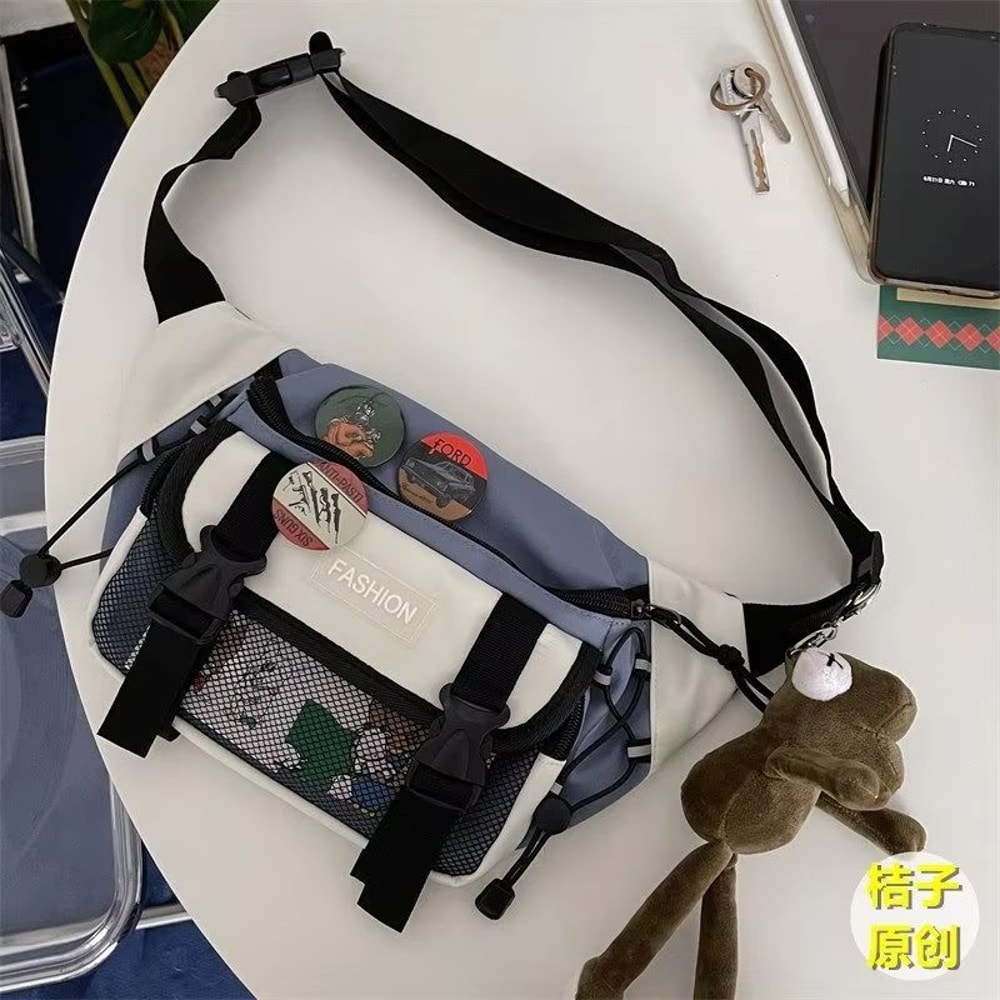Compact Retro Unisex Crossbody Chest Bag Japanese ToteStyle Waist Sling 12