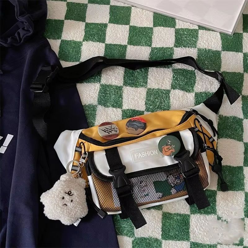 Compact Retro Unisex Crossbody Chest Bag Japanese ToteStyle Waist Sling 15