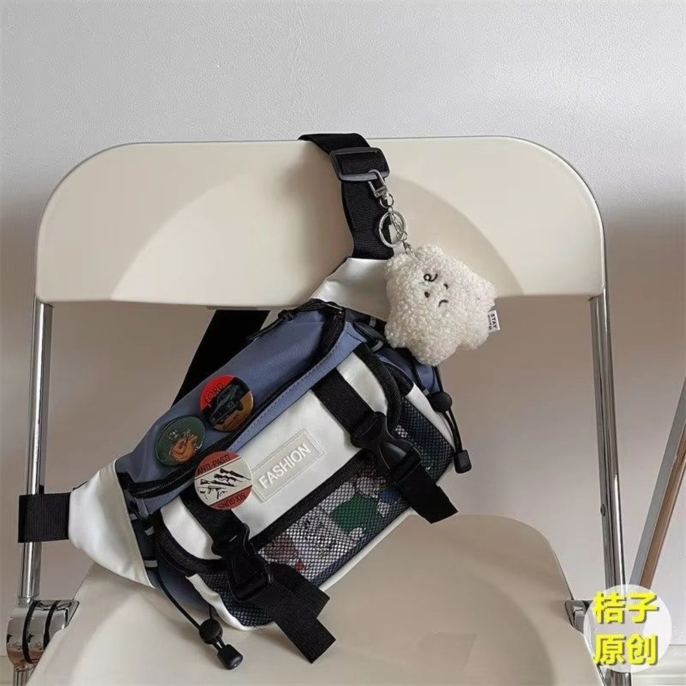 Compact Retro Unisex Crossbody Chest Bag Japanese ToteStyle Waist Sling 16