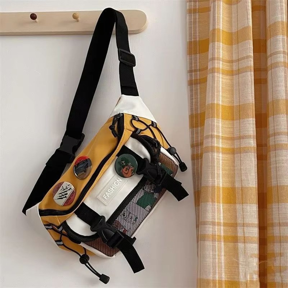 Compact Retro Unisex Crossbody Chest Bag Japanese ToteStyle Waist Sling 8