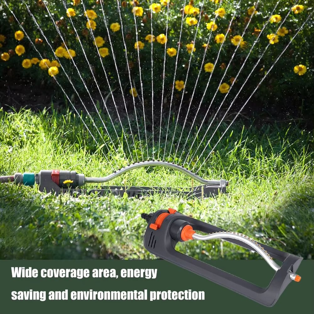 Oscillating Swing Sprinkler Rustproof Automatic Lawn Irrigation With 4 Spray Modes 1