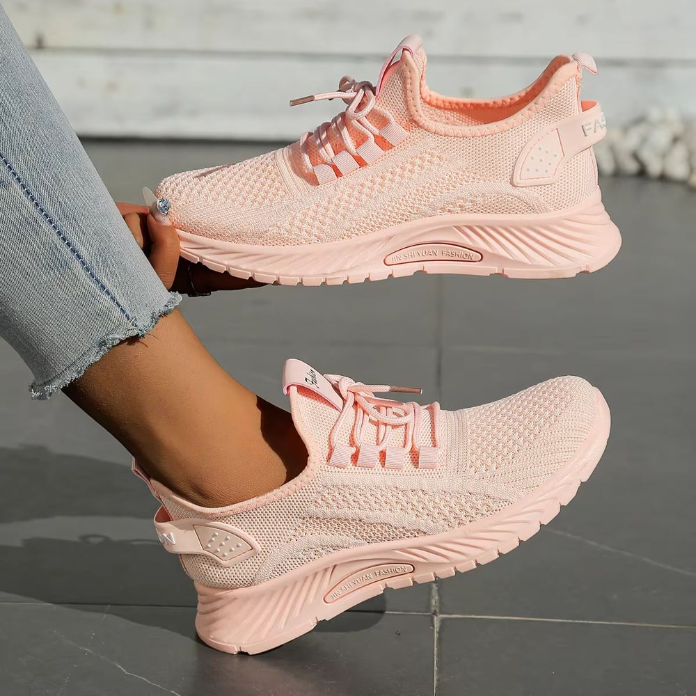 Womens Fly Weaving Casual Sneakers Fall 2025 Breathable Fashion Trainers 8