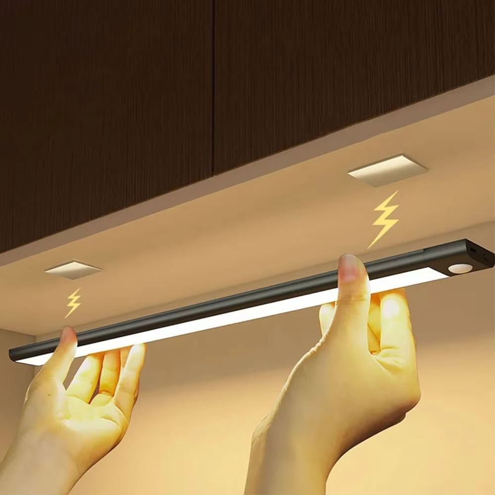 USB Rechargeable Motion Sensor LED Cabinet Light Sleek Wireless EasytoInstall Lighting For Home 0