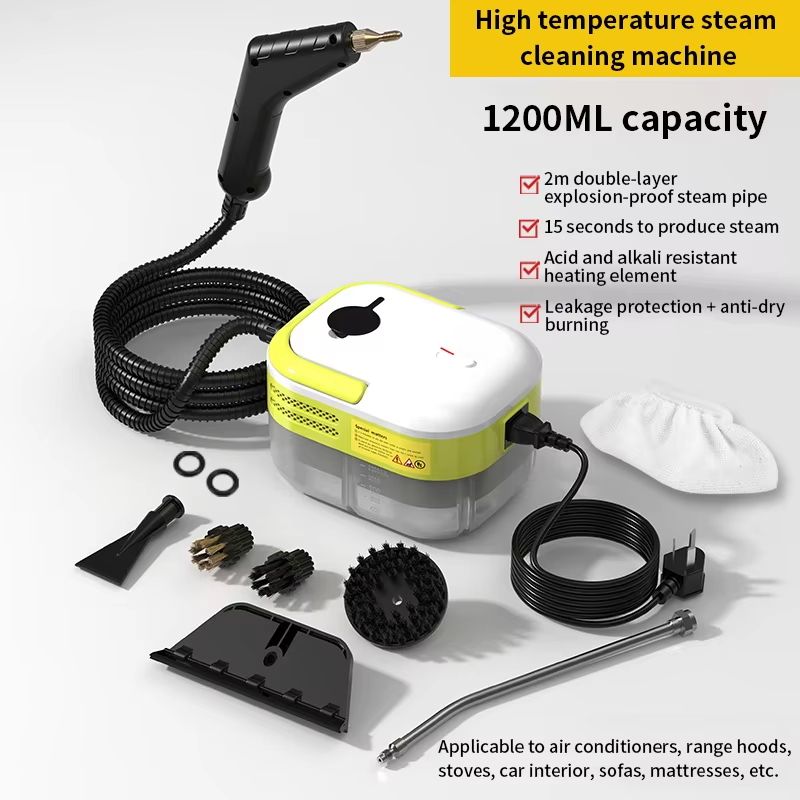 HighPressure Handheld Steam Cleaner MultiSurface Steamer For Kitchen Bathroom Air Conditioner Car 2