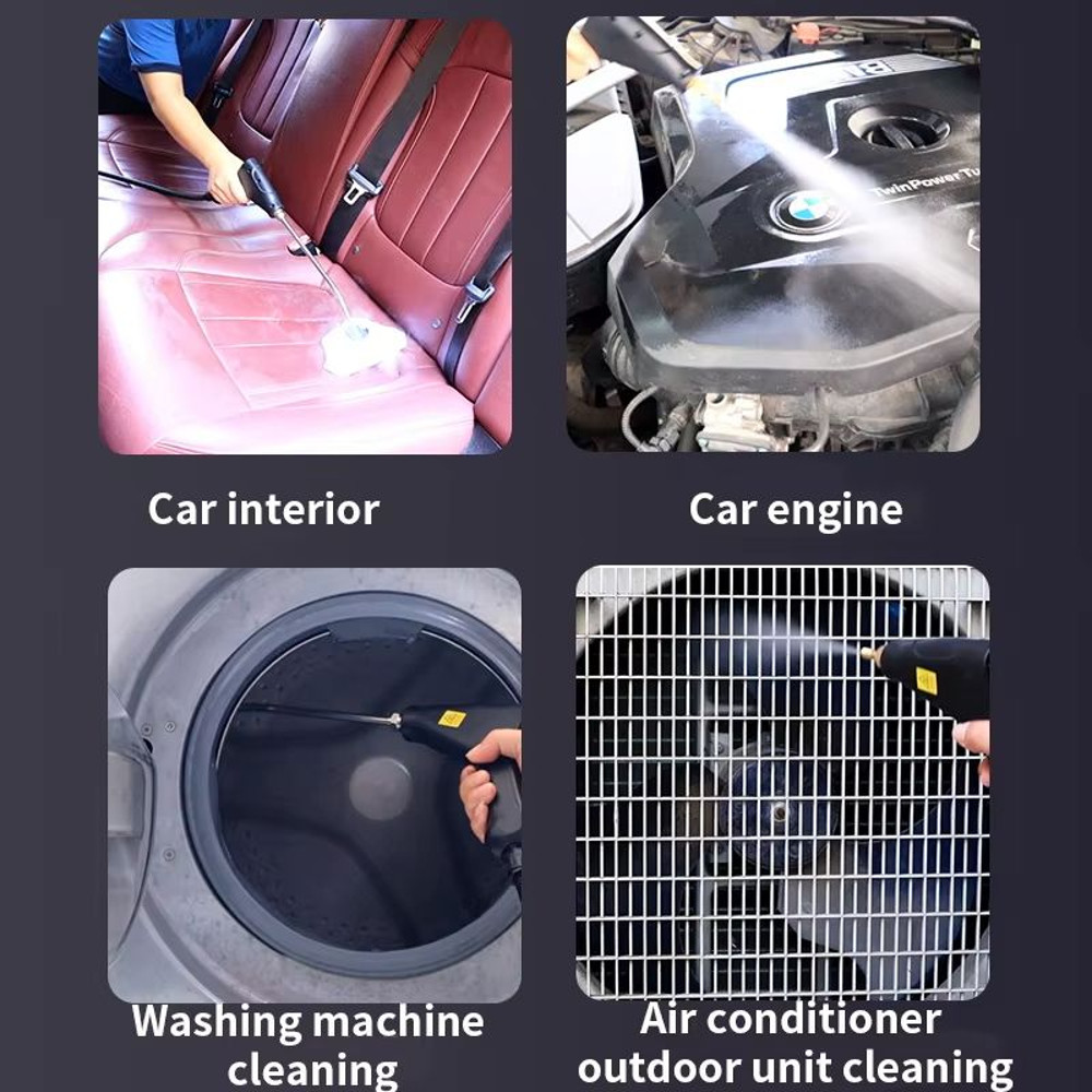 HighPressure Handheld Steam Cleaner MultiSurface Steamer For Kitchen Bathroom Air Conditioner Car 4