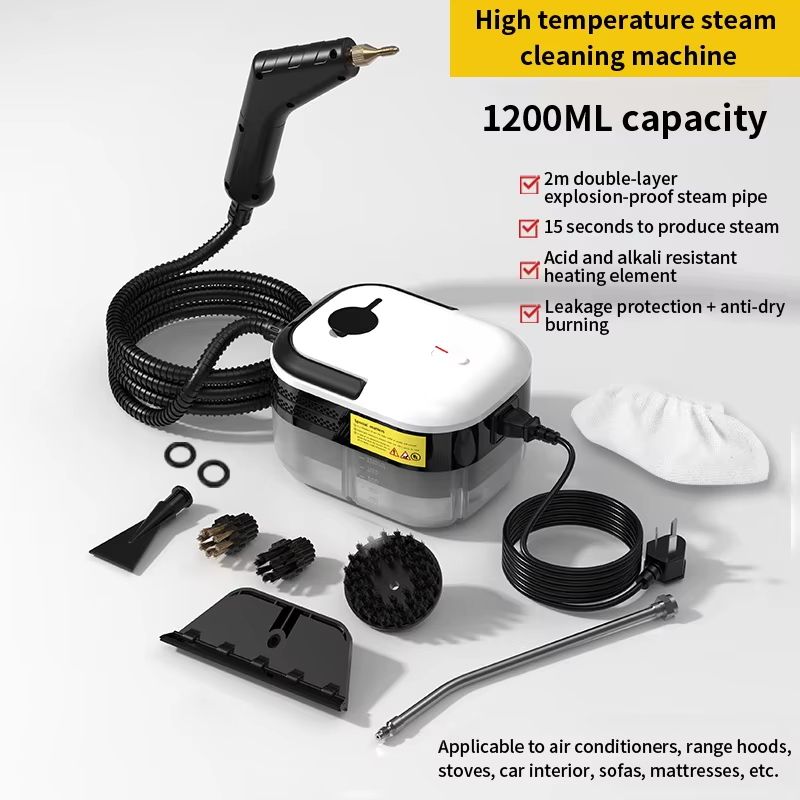 HighPressure Handheld Steam Cleaner MultiSurface Steamer For Kitchen Bathroom Air Conditioner Car 5