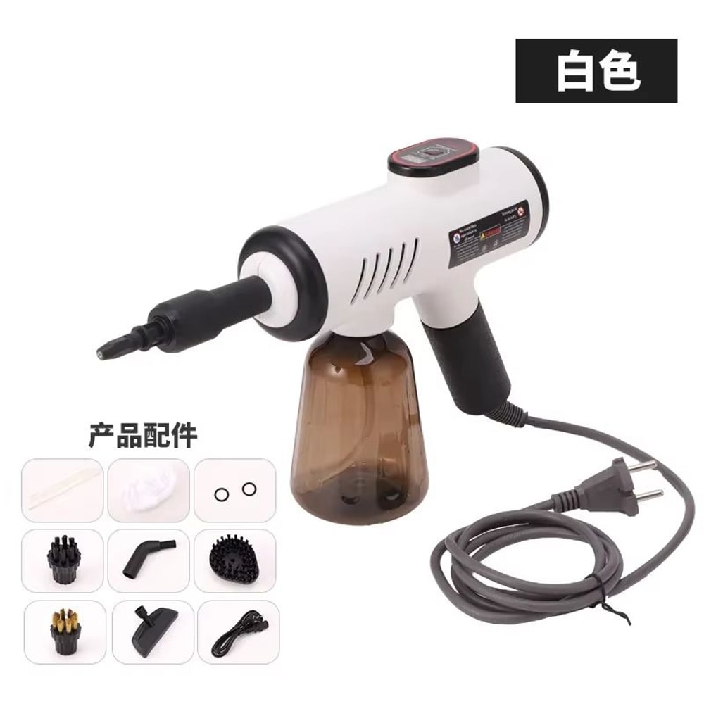 1200W HighPressure Handheld Steam Cleaner ChemicalFree Steamer For Kitchen Hood Air Conditioner H 7