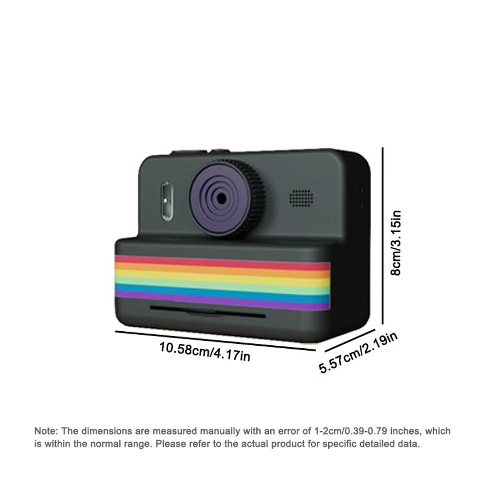 Kids Digital Camera With Instant Print Mini HD Photography Thermal Printer For Children 2