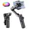 AOCHUAN 3Axis Smartphone Gimbal Stabilizer With Face Tracking Fill Light 0
