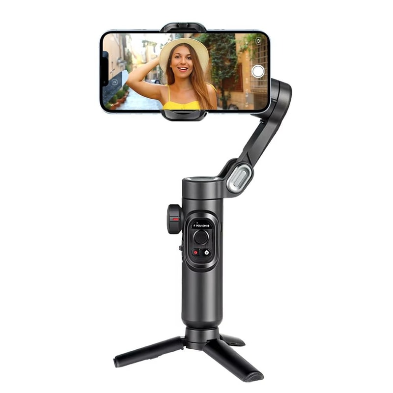 AOCHUAN 3Axis Smartphone Gimbal Stabilizer With Face Tracking Fill Light 6