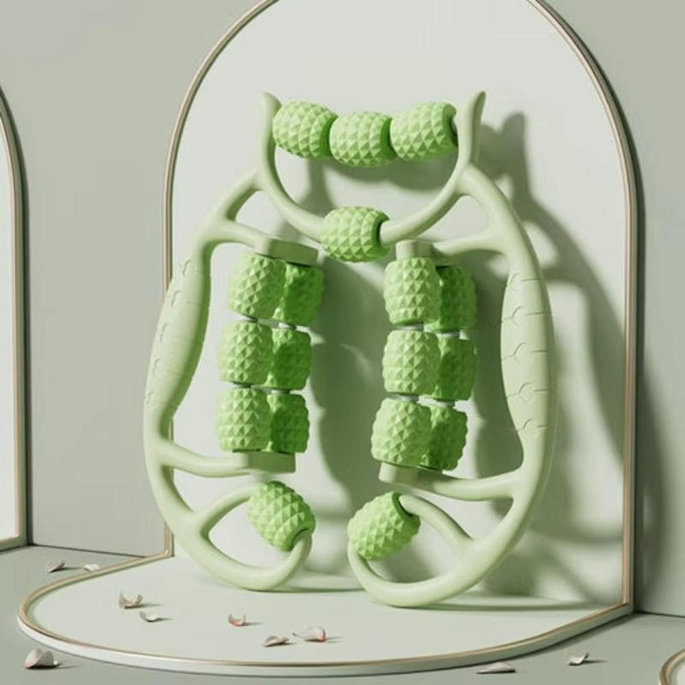 28Wheel AntiCellulite Body Slimming Massager Leg Clamp Roller For Relaxation Lymphatic Drainage 9