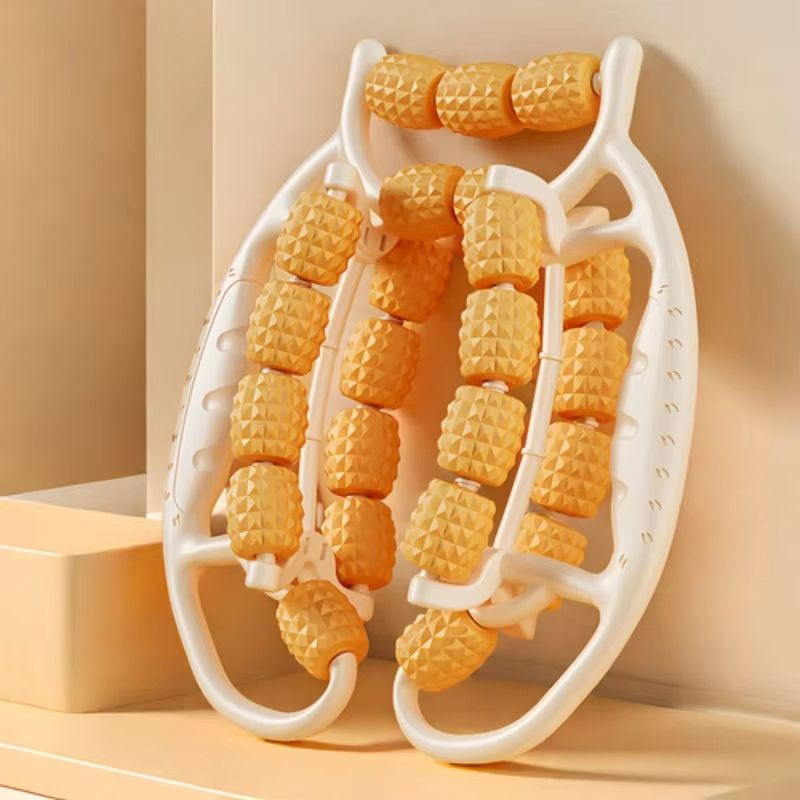 28Wheel AntiCellulite Body Slimming Massager Leg Clamp Roller For Relaxation Lymphatic Drainage 15