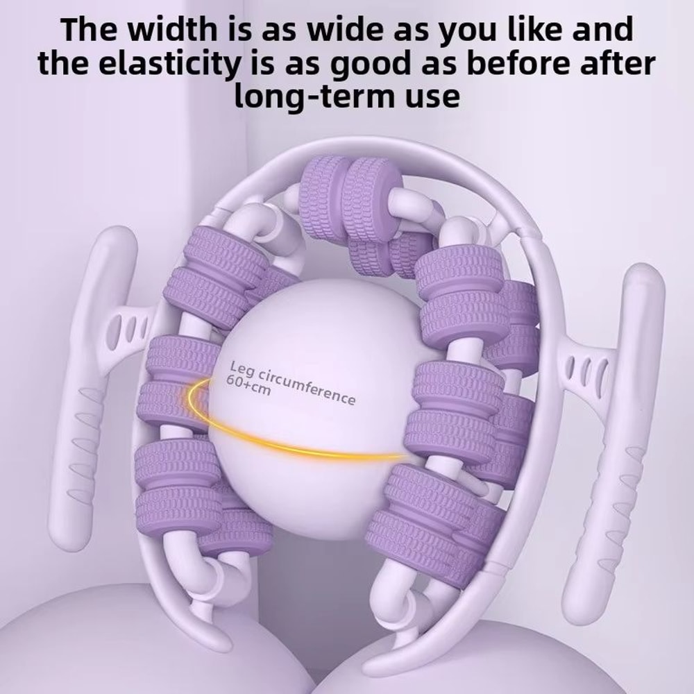 28Wheel AntiCellulite Body Slimming Massager Leg Clamp Roller For Relaxation Lymphatic Drainage 4