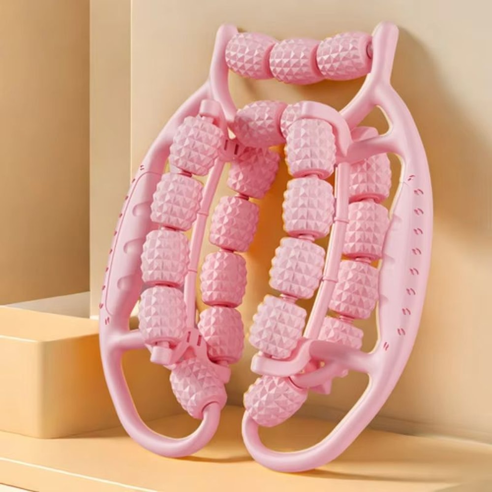 28Wheel AntiCellulite Body Slimming Massager Leg Clamp Roller For Relaxation Lymphatic Drainage 6
