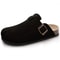 CorkEase Unisex Leather Arch Support Clogs 1