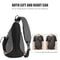 Mixi USB Sling Crossbody Backpack OneShoulder Sports Bag For Men Women Students Travel 3