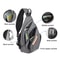 Mixi USB Sling Crossbody Backpack OneShoulder Sports Bag For Men Women Students Travel 4