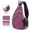Mixi USB Sling Crossbody Backpack OneShoulder Sports Bag For Men Women Students Travel 9