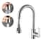Brushed Nickel PullOut Kitchen Faucet DeckMounted Sink Tap With Stream Spray Modes For Hot And Co 7