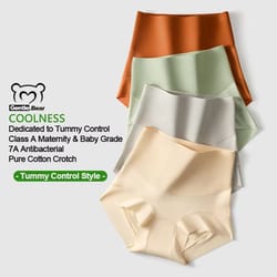 gentle.bear high waist tummy control shapewear – seamless body shaper briefs for women with all-day comfort