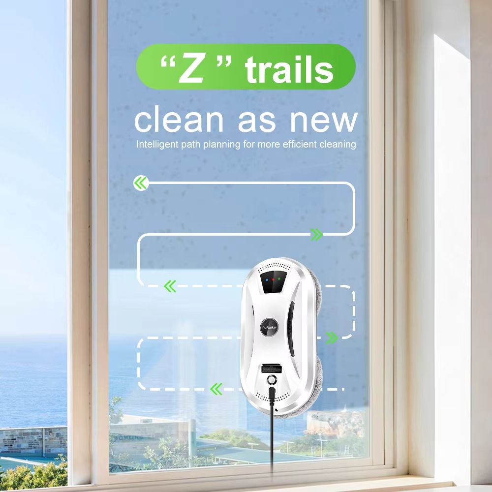 PuRuiKai Window Cleaning Robot Ultra Thin Glass Cleaner With Remote Control For Home Electric Smart 4