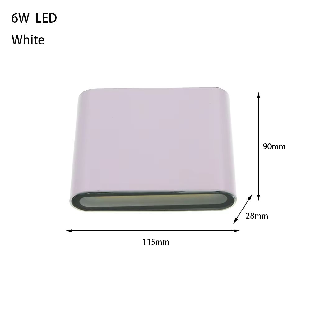 LED Outdoor Waterproof Wall Light 6W 12W 24W Modern Aluminum Wall Lamp For Balcony Bedroom Living 9
