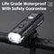 WEST BIKING Intelligent Bike Front Light 400 Lumens Smart Light Sensing Rechargeable Bicycle Headl 2