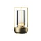 Elegant Rechargeable Touch Table Lamp Aluminum Alloy Body With Crystal Diffuser Portable Ambient D