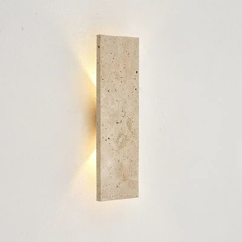 StoneGlow Natural Stone LED Wall Light Elegant Outdoor Waterproof Exterior Wall Lamp 0