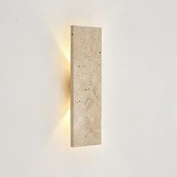 stoneglow natural stone led wall light – elegant outdoor waterproof exterior wall lamp