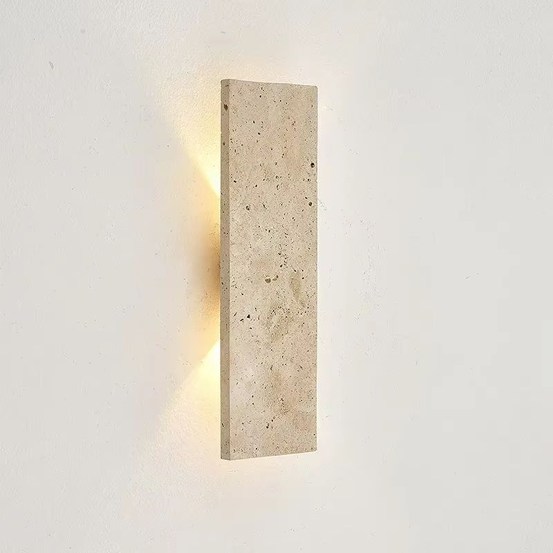 StoneGlow Natural Stone LED Wall Light Elegant Outdoor Waterproof Exterior Wall Lamp 0