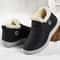 Men Winter Fur Lined Ankle Boots Waterproof Warm Snow Shoes Casual Booties 8
