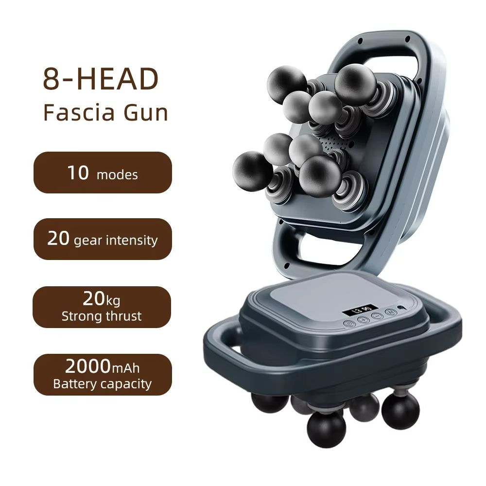 Ultimate 42 Heads Fascia Gun High Frequency Vibration Full Body Recovery Massager 10